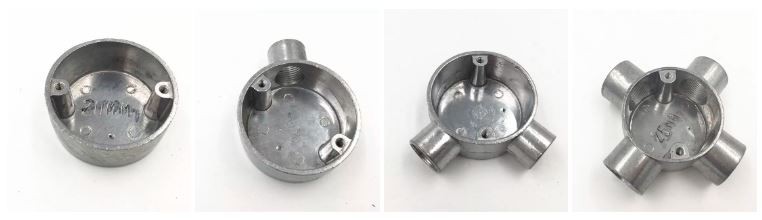 Aluminum electrical junction box