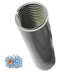 waterproof flat PVC coated Liquid Tight steel Flexible round Conduit Pipe Tube Cable Hose