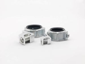 1 Inch 2 Inch Zinc Die Casting Conduit Bushing With Aluminum Grounding Lug